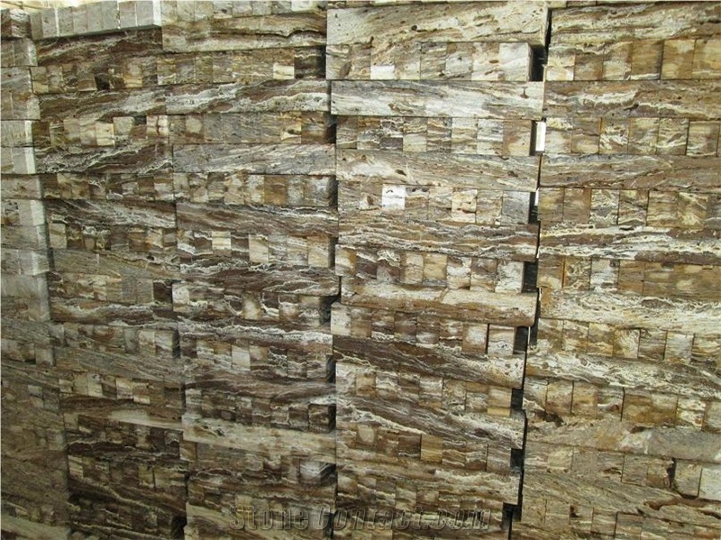 Travertine Split Walnut Walling Tiles