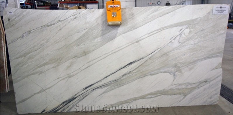 Calacatta Ondulato Marble Slabs, Italy White Marble