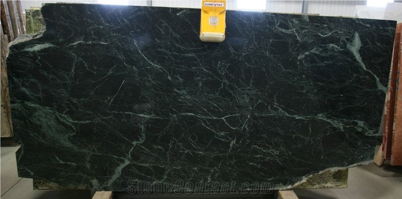 Verde Assoluto Marble Slabs, Italy Green Marble