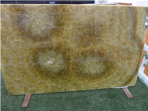 Coffee Onyx Slab, China Brown Onyx