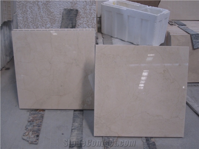 Crema Marfil Laminated Marble Tiles