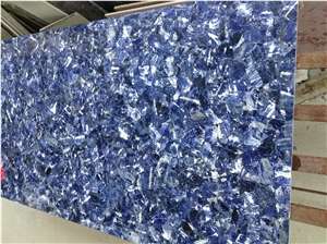 Sapphire Blue Semiprecious Stone Slabs and Tiles