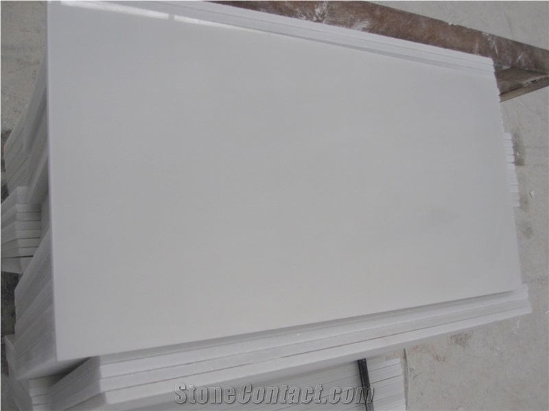 White Jade Marble Tiles,Pure White Marble Tiles from China
