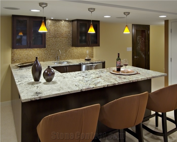 Niagara Gold Granite Bar Top from United States