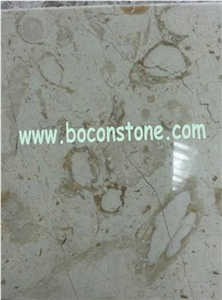 Crema Novita, Dali Beige, Tiles and Slabs, Beige Marble with Flowers on the Surface