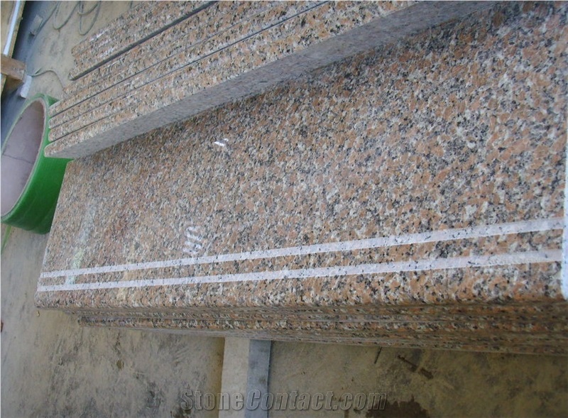G562 B Granite Polished and Flamed Step and Stair