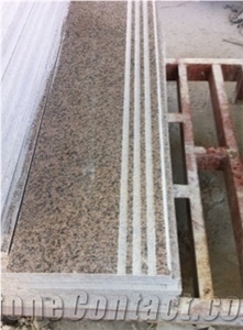G657 Bianco Samsara China Fujian Pink Granite Polished/Flamed Stairs and Steps