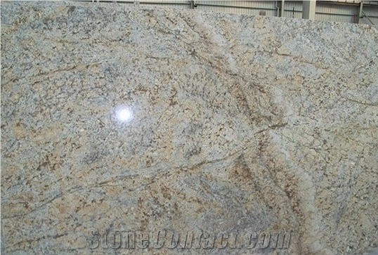 Polished Golden Crystal Granite Slab,tile