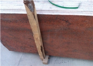 Red Multicolor, Multicolor Red, Colorful Red Granite Slabs, Tiles