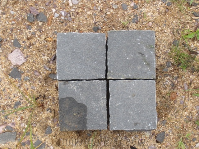 Vietnam Grey Basalt Cobble Stone, Vietnam Lava Stone Black Basalt Cobble Stone