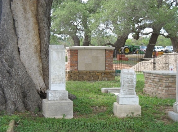 Family Cemetery, Tombstones, Mount Airy White Granite Tombstones