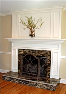 Magma Gold Granite Fireplace Surround