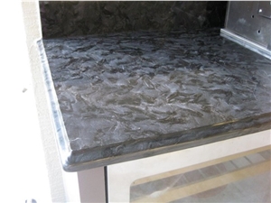 Matrix Granite Exterior Kitchen Countertop, Matrix Black Granite Kitchen Countertops