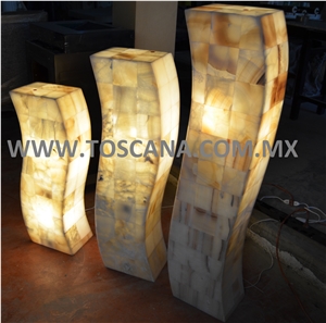 Onyx Lamps MEXICO, Beige Alabaster Home Decor