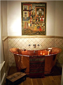 Bathroom Design, Copper Bath Tub