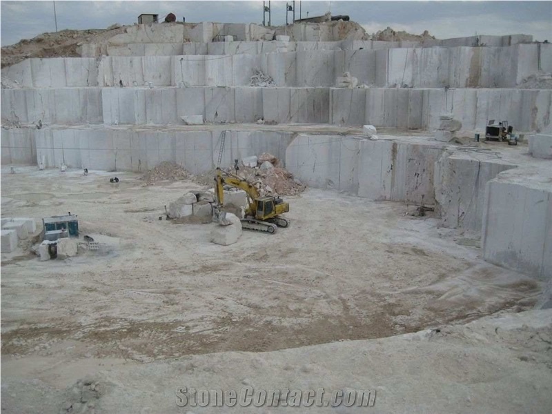 Marble Stone Blocks, Iran White Marble