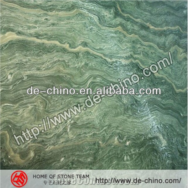 Polished Jade Stone Slabs, China Green Marble