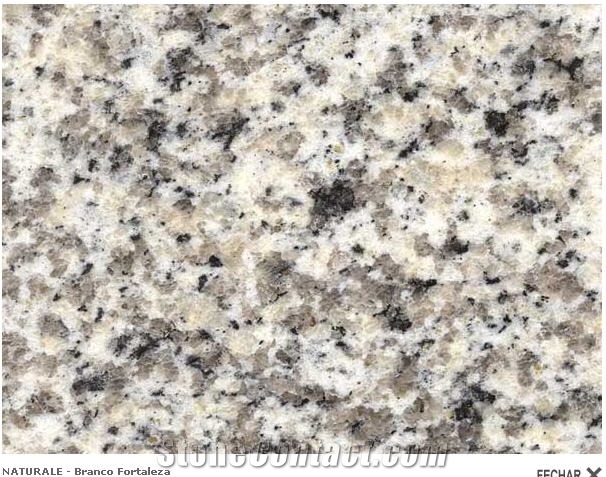 Branco Fortaleza Granite Tile, Brazil Grey Granite