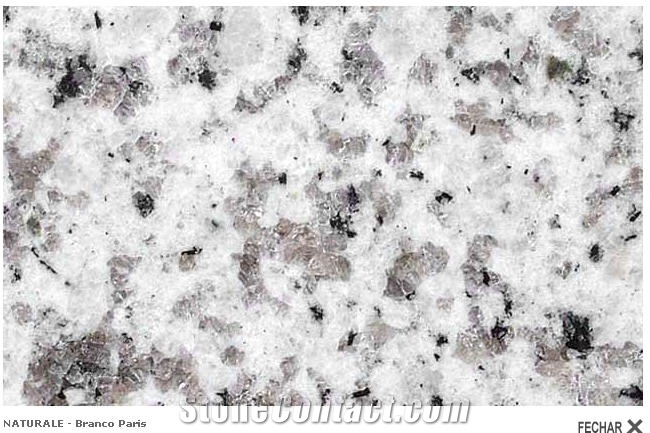 Branco Paris Granite Slabs, Brazil White Granite
