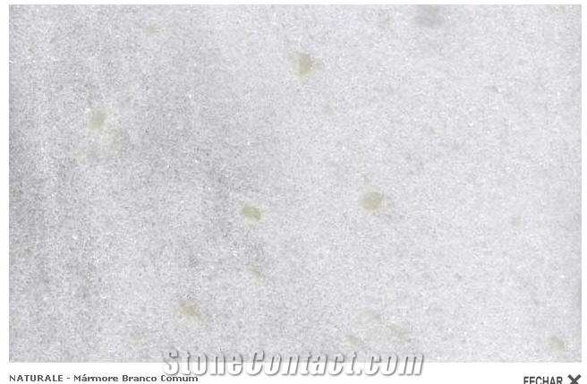 Marmore Branco Comum, White Marble Slabs, Tiles