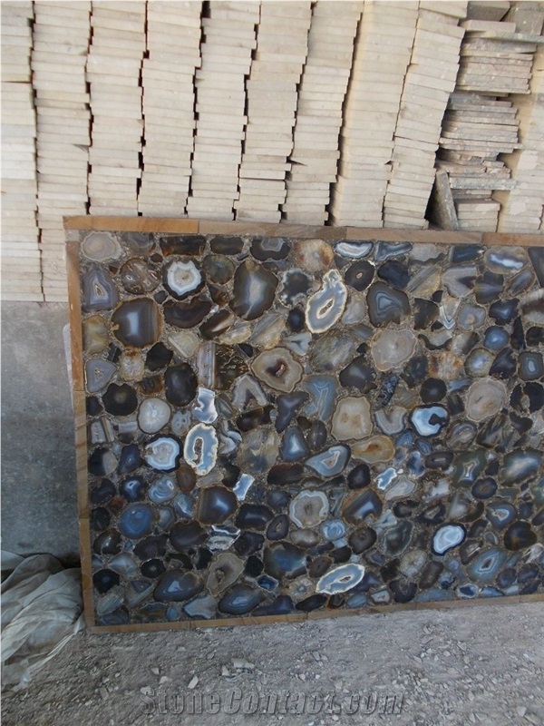 Agate Semiprecious Stone Slabs