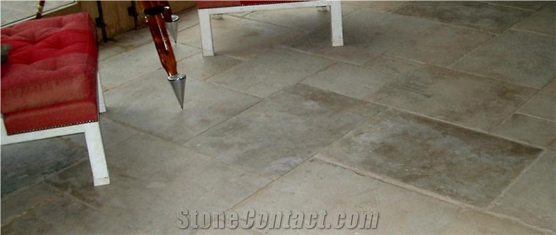 Grigio Billiemi Marble Floor Pavement, French Pattern