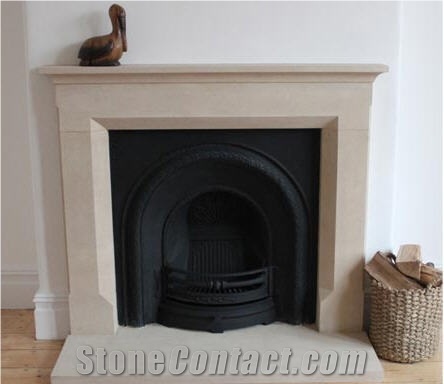 Peak Moor Sandstone Carving Fireplace Surround Peak Moor Beige
