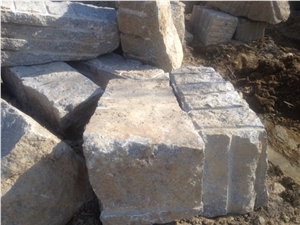 LS Bianco Tarn Granite Blocks, France Grey Granite