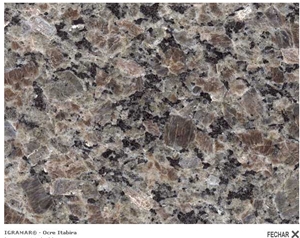 Ocre Itabira Granite Granite Slabs, Brazil Brown Granite