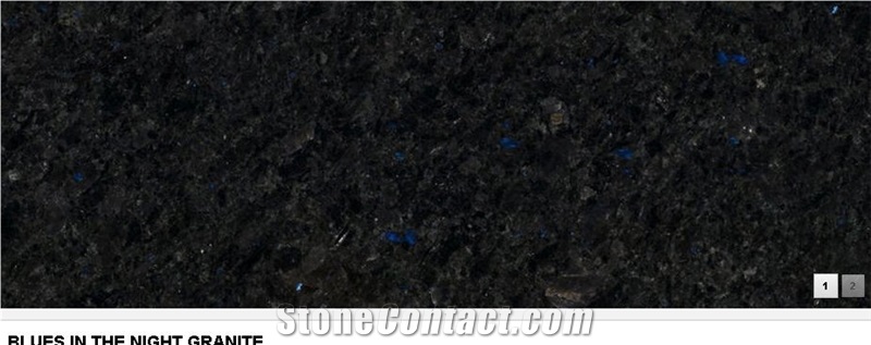 Blues in the Night Granite, Angola Black Granite