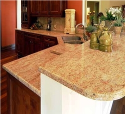 Granite Kitchen Tops, Countertpp, Kashmir Gold Yellow Granite Kitchen Tops
