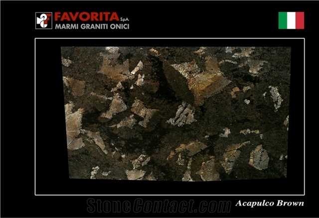 Acapulco Brown Granite Slabs