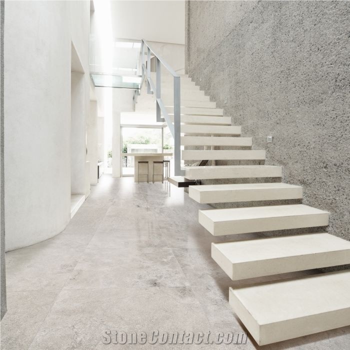 Transylvania V Gray Light - Grey Limestone Tiles from United States ...