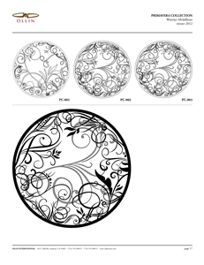 Calacatta Carrara Marble Custom Waterjet Designs, Calacatta Carrara White Marble Medallion