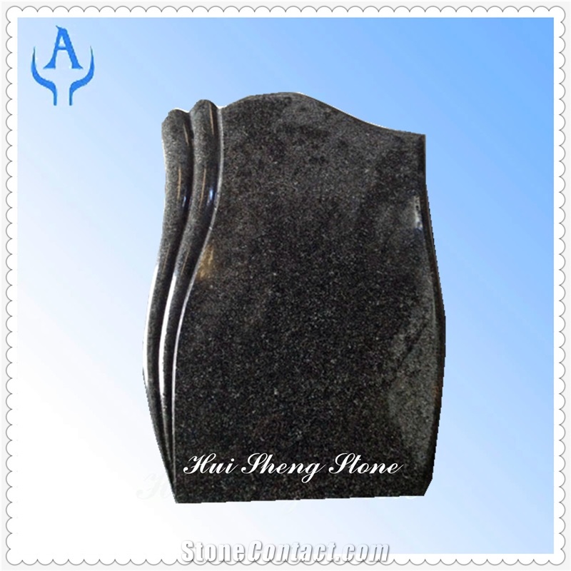 Black Granite Tombstone&Headstone, Shanxi Black Granite