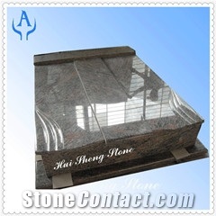 China Multicolor Red Monument Tombstone, Red Granite