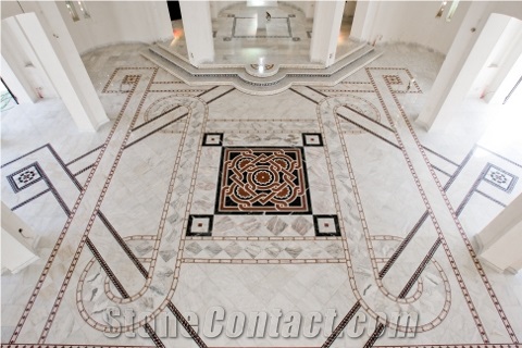 Greek Orthodox Church Chapel Design, Marble Floor Pattern Slabs & Tiles
