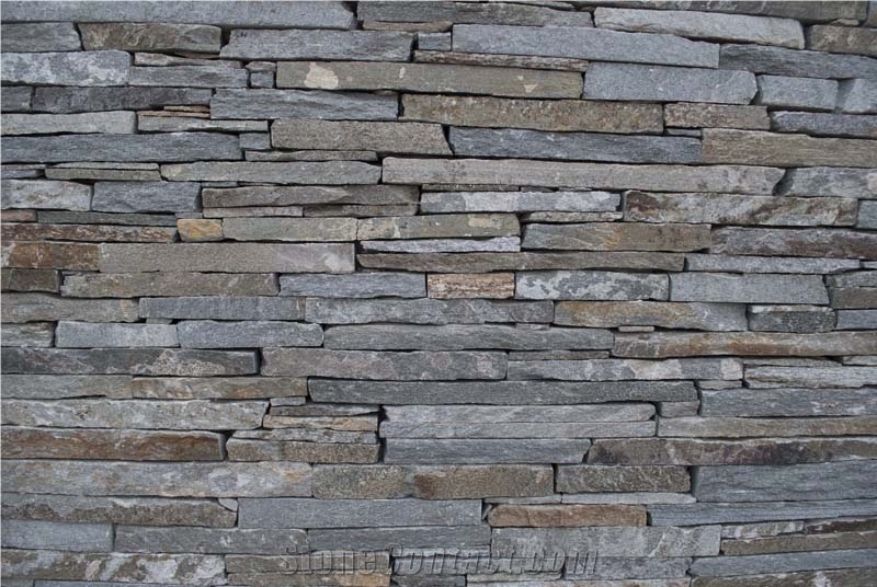 Fileti Kavala Grey, Cultured Stone, Wall Cladding