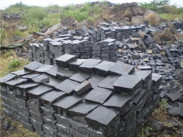 Grey Basalt Tiles, Viet Nam Black Basalt
