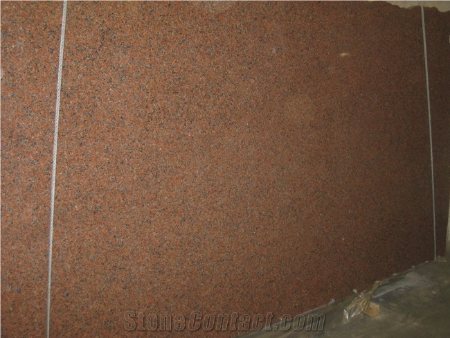Capao Bonito Granite Slabs, Brazil Red Granite