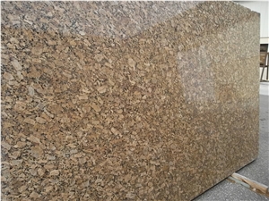Giallo Fiorito Yellow Granite Countertop,Base Tops, Bullnose Edge