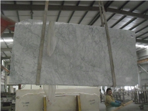 Bianco Carrara Marble Tiles, Slabs