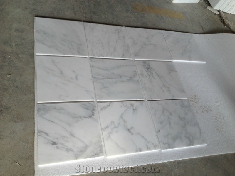 China Popular Cheap Polished Oriental East Sichuan White Marble Polished Thin Tiles, Slabs Skirting, Floor Wall Covering Decoration, Natural Building Stone with Grey Veins/Lines, Indoor House Use