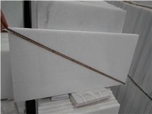 High Quality Polished Crystal White Marble Tiles