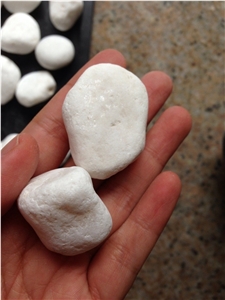 Mat Snow White Garden Pebbles for Sale Cobble Stone