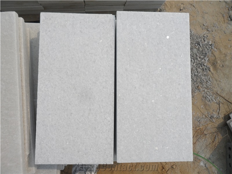 White Quartzite Flamed Surface Tiles,Slab