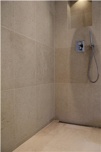 Moleanos Creme Cord Wall Tiles, Moleanos Beige Limestone Shower Wall Tiles