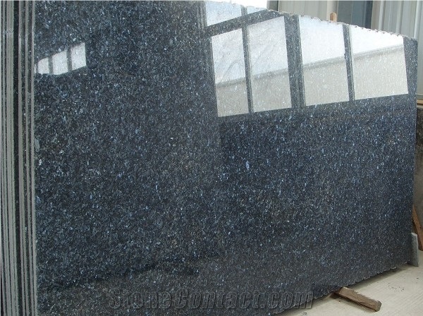 Blue Pearl Granite Floor Tiles, Slabs