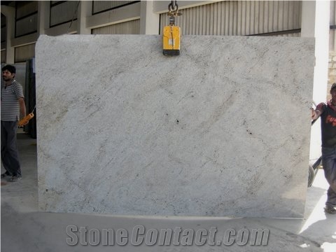 Ivory White Granite Slabs