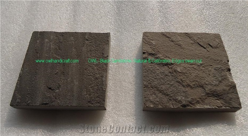 Sagar Black Sandstone Tiles, Black Sandstone Paving Tile